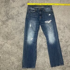 American Eagle Men's Size 34x34 Original Boot Distressed Jeans Pants
